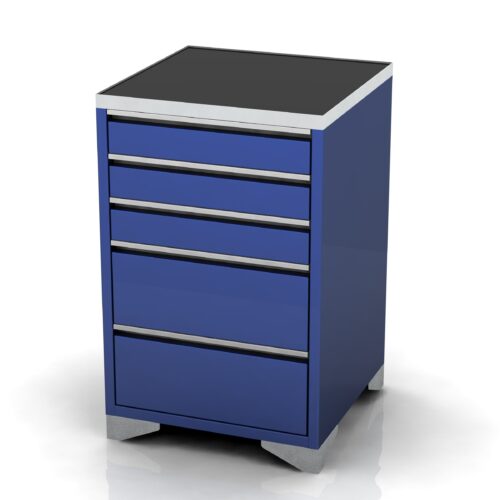 Base-Unit-5Drawer-600w.png 600mm Wide Base Unit | 5 Drawers, Castors