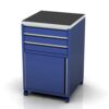 Base-Unit-600w-castors-3drawer-door-WEB-3 600mm Wide Base Unit | 3 Drawers & Cupboard, Castors