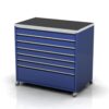 Drawer-Cabinet-1000-7Drawer-Castors-WEB-3.2 1200mm Wide 7 Drawer Cabinet | Castors