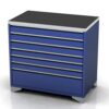 1200mm Wide 7 Drawer Cabinet | Feet