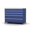 1200mm Wide 5 Drawer Cabinet | Castors