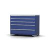 1200mm Wide 5 Drawer Cabinet | Feet