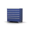 900mm Wide 6 Drawer Cabinet | Feet