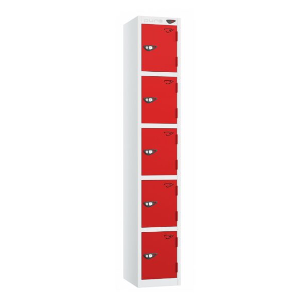 Full Height Five Tier Locker | 1800mmH x 300mmW x 300mmD