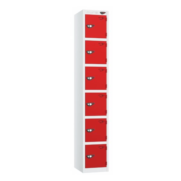 Full Height Six Tier Locker | 1800mmH x 300mmW x 300mmD