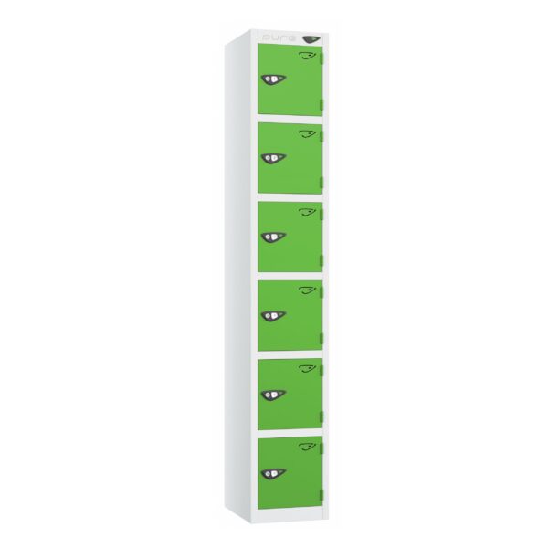 Full Height Six Tier Locker | 1800mmH x 300mmW x 300mmD