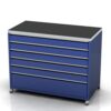 1200mm Wide 6 Drawer Cabinet | Castors