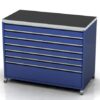 Tool-trolley-1200w-castors-7-drawer-WEB-3 1200mm Wide 7 Drawer Cabinet | Castors