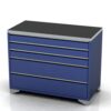 1200mm Wide 5 Drawer Cabinet | Feet