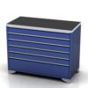 1200mm Wide 6 Drawer Cabinet | Feet