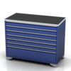 1200mm Wide 7 Drawer Cabinet | Feet
