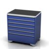900mm Wide 6 Drawer Cabinet | Feet