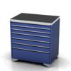 900mm Wide 7 Drawer Cabinet | Feet