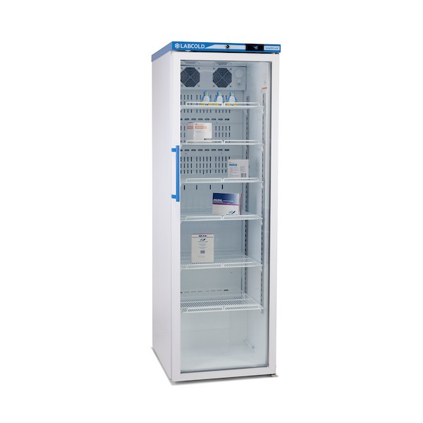 rldg1524-closed-stocked_1763479089 Labcold Pharmacy Fridge | RLDG1524 | 440L | Glass Door