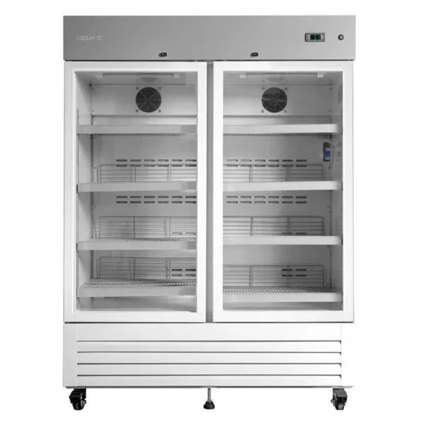 Coolmed Pharmacy Fridge | CMG500 | 480L | Double Glass Door