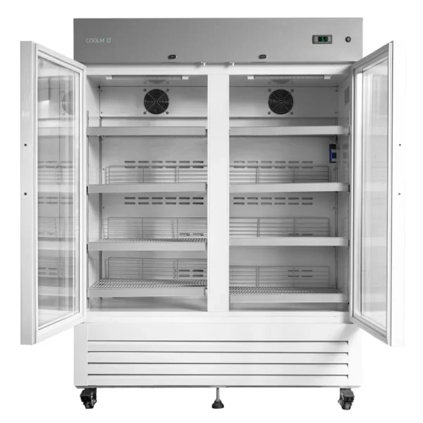Coolmed Pharmacy Fridge | CMG500 | 480L | Double Glass Door