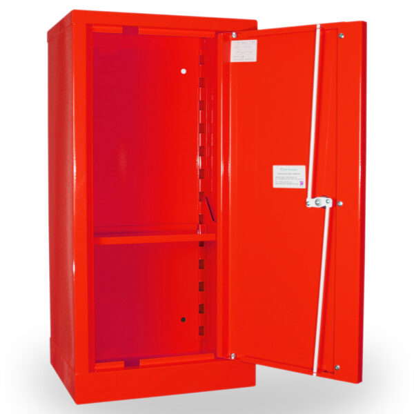 PA733-CoSHH-Cabinet-open Pesticide & Agrochemical Cabinet - 700mm(H) x 350mm(W) x 300mm(D)