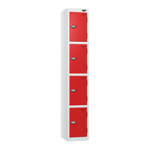 Full Height Four Tier Locker | 1800mmH x 300mmW x 300mmD