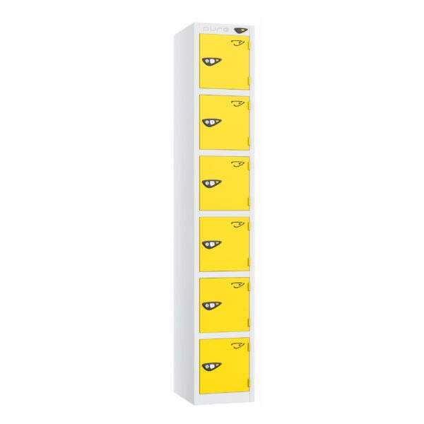 Full Height Six Tier Locker | 1800mmH x 300mmW x 300mmD