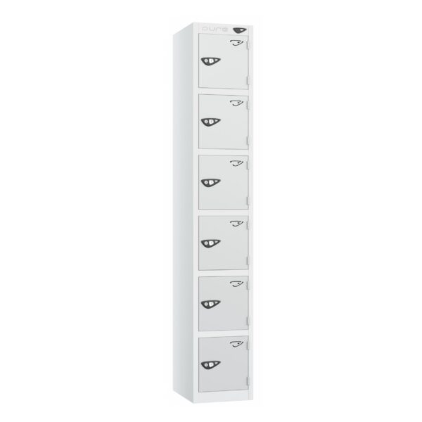 Full Height Six Tier Locker | 1800mmH x 300mmW x 300mmD